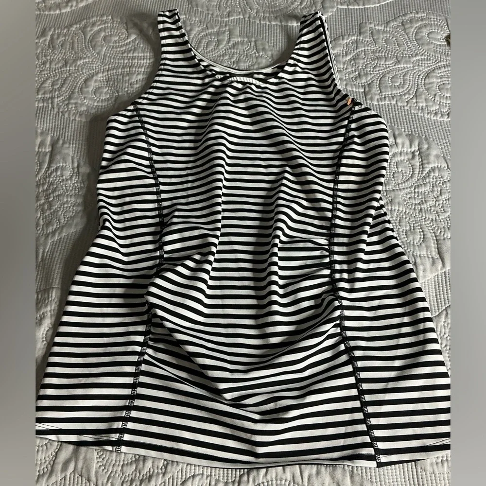 by MOTHERHOOD Black and White Tank Top SIZE M - Picture 5 of 9